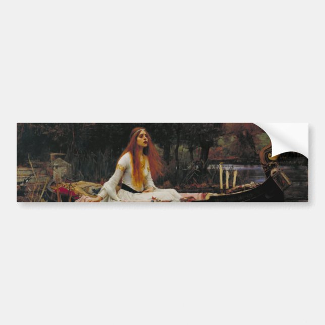 Lady of Shallot John William Waterhouse Autoaufkleber (Vorne)