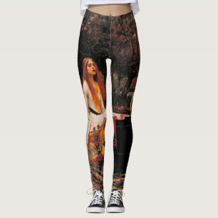 Lady of Shalott Art Leggings