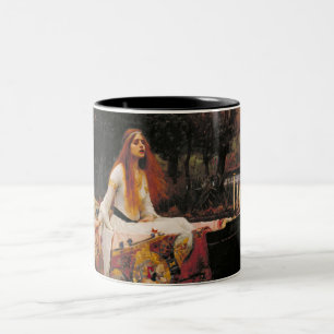 Lady of Shalott Art Zweifarbige Tasse