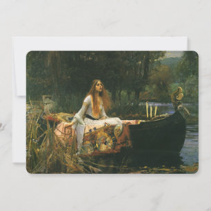 Lady of Shalott On Boat von John William Waterhous