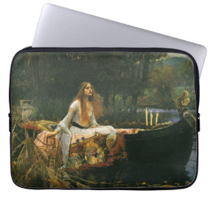 Lady of Shalott On Boat von John William Waterhous Laptopschutzhülle