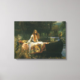 Lady of Shalott On Boat von John William Waterhous Leinwanddruck