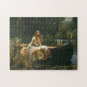 Lady of Shalott On Boat von John William Waterhous Puzzle