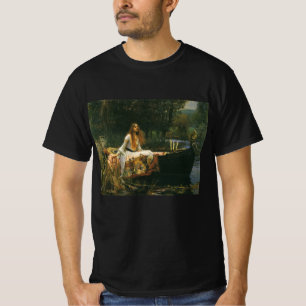 Lady of Shalott On Boat von John William Waterhous T-Shirt