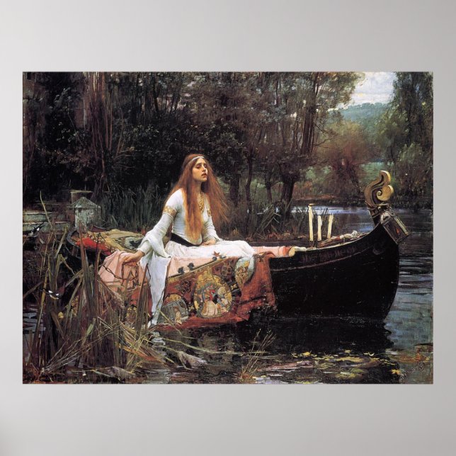 Lady of Shalott Poster (Vorne)