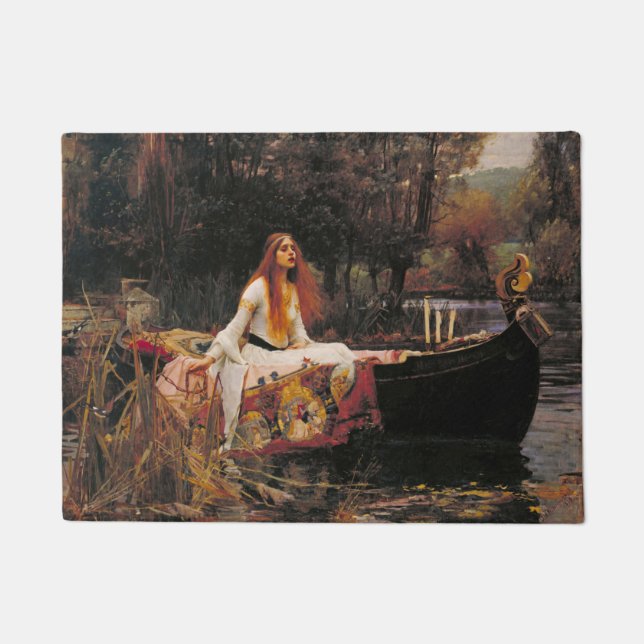 Lady of Shalott Waterhouse Fußmatte (Vorderseite)