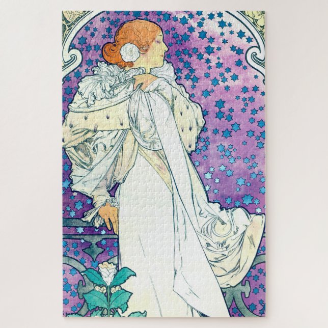 Lady of the Camelias, Alphonse Mucha Puzzle (Vertikal)