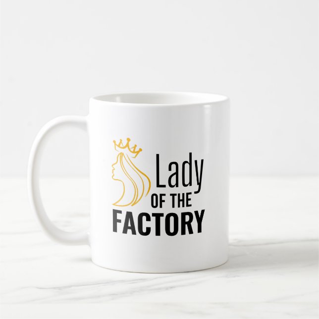 Lady of the Factory Kaffeetasse (Links)