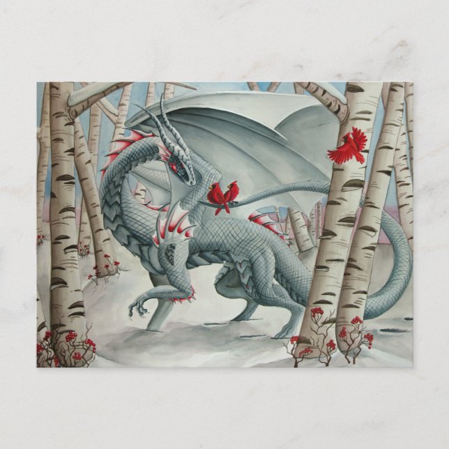 Lady of the Forest Card Postkarte (Vorderseite)