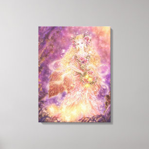 Lady of the Forest Fantasy Art Canvas Print Leinwanddruck