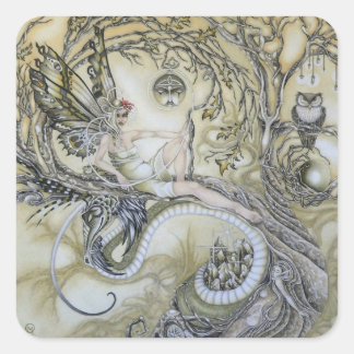 Lady of the Forest Quadratischer Aufkleber