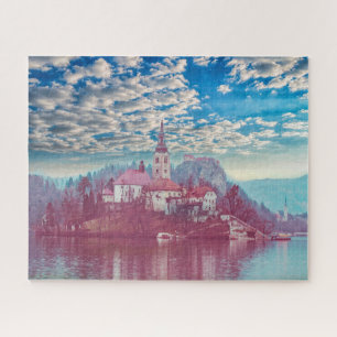 Lady of the Lake Bled Slovenien 16x20 520 Puzzle