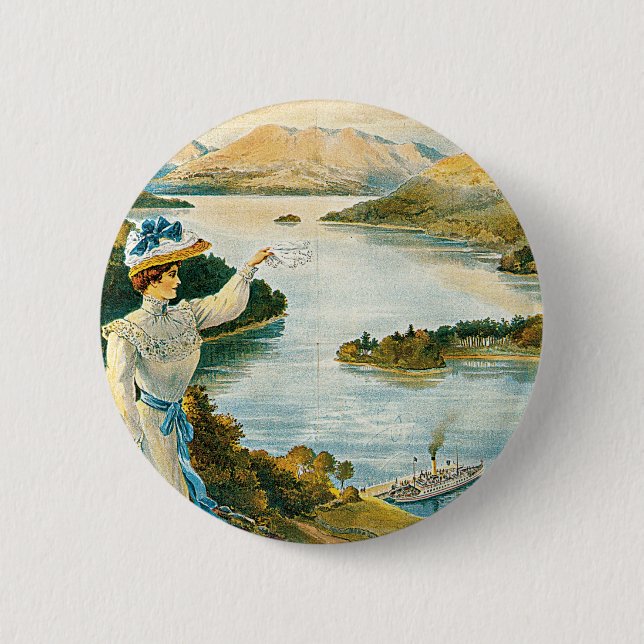 Lady of the Lake ~ Furness Railway Button (Vorderseite)