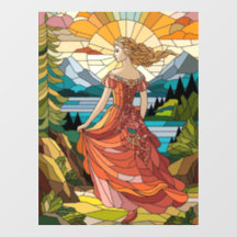 Lady of the Landschaftlich Vista: Festes Glas Eleg