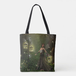 Lady of the Lanterns All-over Print Tasche