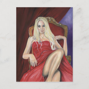 Lady of the Sunken City Postcard Postkarte