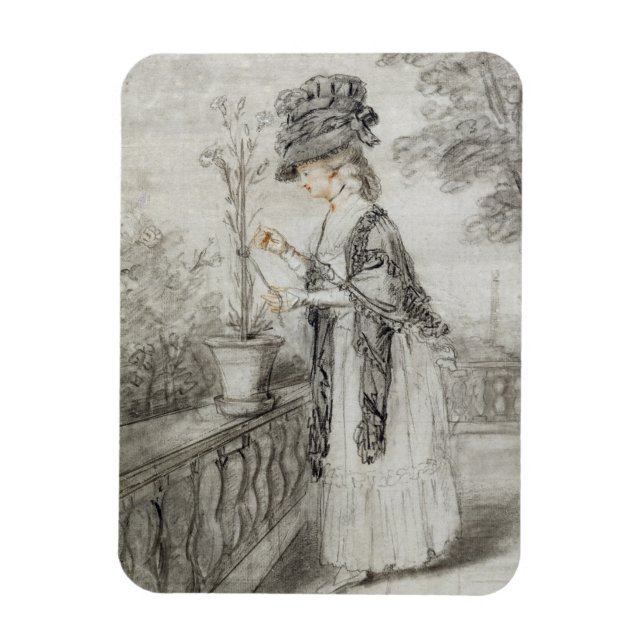 Lady on a Terrace Auf der Pflanze einer Nation (sc Magnet (Vertikal)