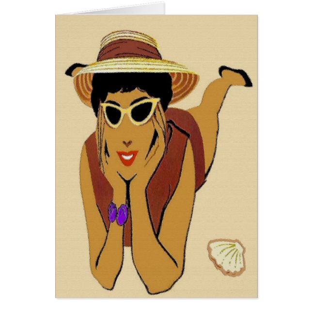 Lady on Beach, die Shore (Vorne)