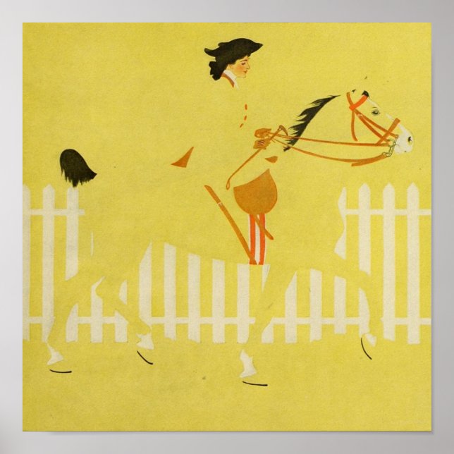 LADY ON PORSE POSTER (Vorne)