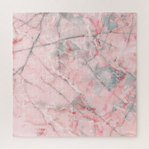Lady Onyx: Rosa Marmortextur. Puzzle