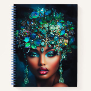 Lady Opal Spiral Notebook Notizbuch