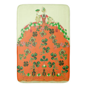 LADY ORANGE AND KLEEBLATTS St. Patricks Day Party Badematte