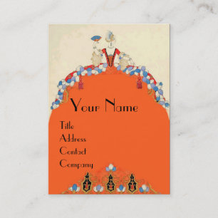 LADY ORANGE FASHION COSTUME DESIGNER MAKEUP ARTIST VISITENKARTE