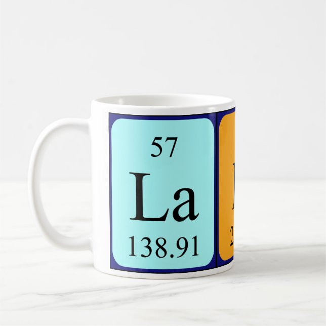 Lady Periodenname Tasse (Links)