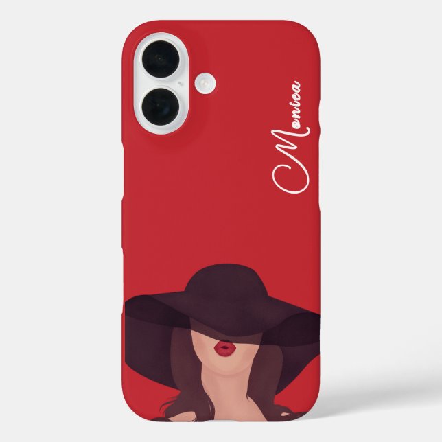 Lady Personalisiert Name Case-Mate iPhone Case-Mate iPhone Hülle (Rückseite)