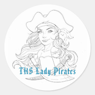 Lady Pirate Sticker