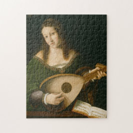 Lady Playing a Lute Puzzle