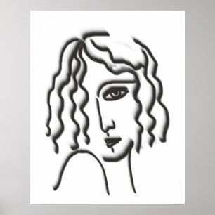 Lady-Portrait Poster