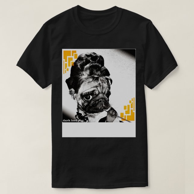 Lady Pug T-Shirt (Design vorne)