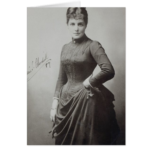 Lady Randolph Churchill (Vorne)
