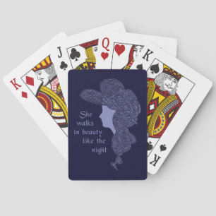 Lady Red Playing Cards Spielkarten