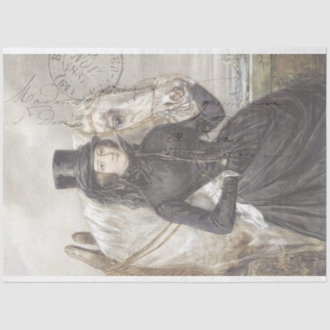 Lady Rider Seidenpapier (Vorderseite)