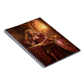 Lady Rosaline Brightshield Fantasy-Quest-Tagebuch Notizblock
