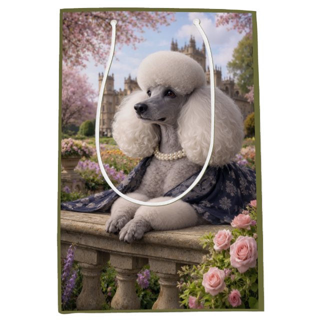 Lady Rose, Poodle  Mittlere Geschenktüte (Vorderseite)