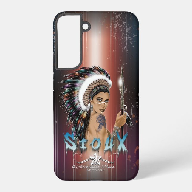 Lady Sioux Samsung Galaxy Hülle (Rückseite)