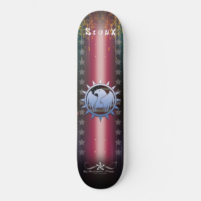 Lady Sioux Skateboard (Vorderseite)