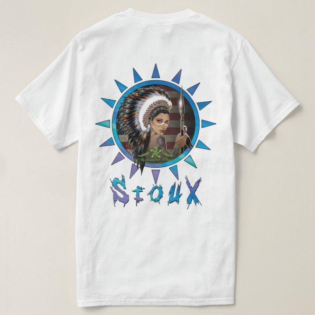 Lady Sioux T-Shirt (Design Rückseite)