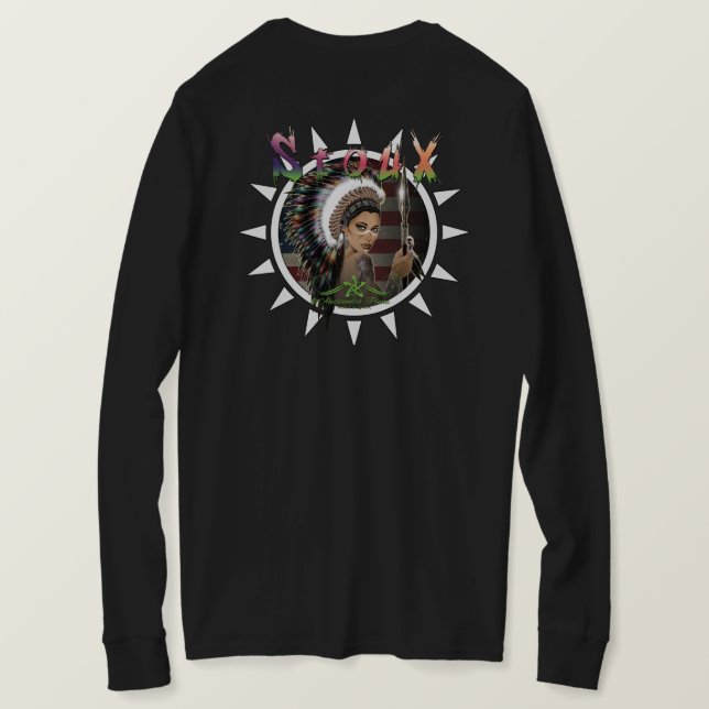 Lady Sioux T-Shirt (Design Rückseite)