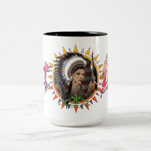 Lady Sioux Zweifarbige Tasse