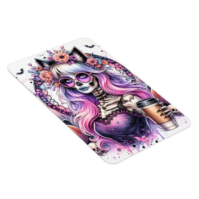 Lady Skeleton Magnet (Rechte Seite)