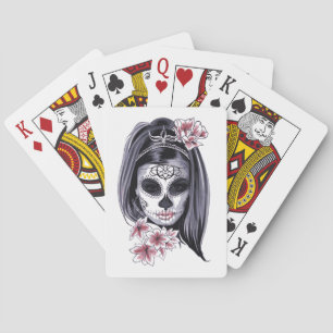 Lady Skull Spielkarten