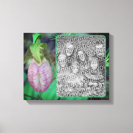 Lady Slipper Orchid Erstellen Sie Ihr eigenes Foto Leinwanddruck