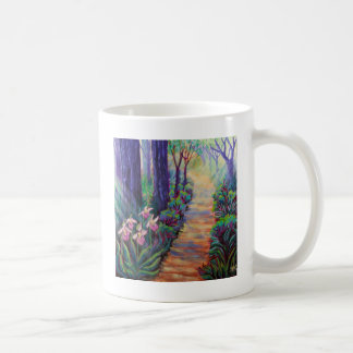 Lady Slippers auf dem Weg Kaffeetasse
