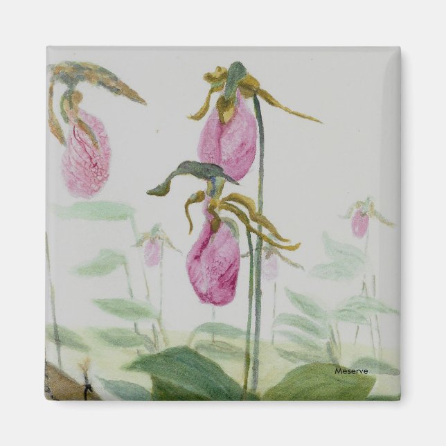Lady Slippers Magnet (Vorne)