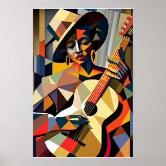 LADY SPIELT DAS BLUES Poster