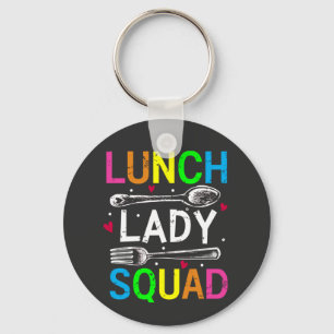 Lady Squad Cafeteria Workshop Button Schlüsselanhänger